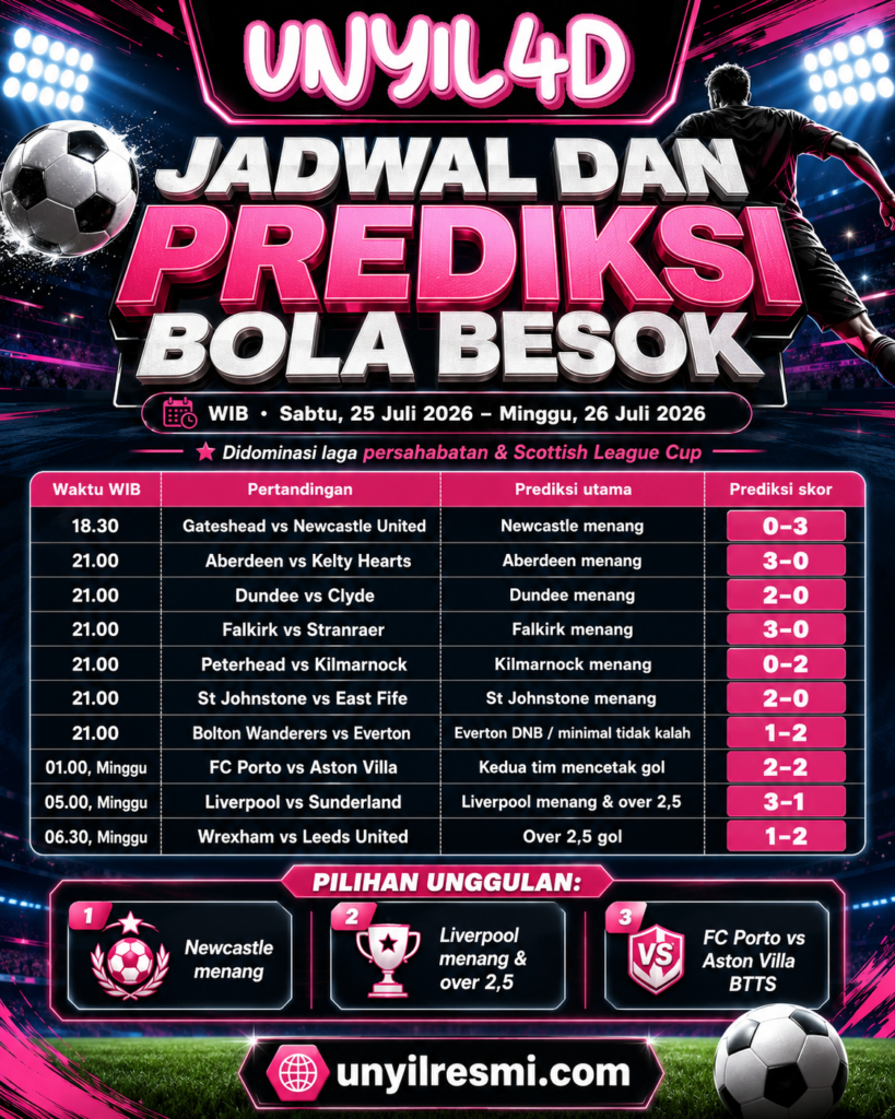 Jadwal Bola, Prediksi Bola, Berita Sepak Bola